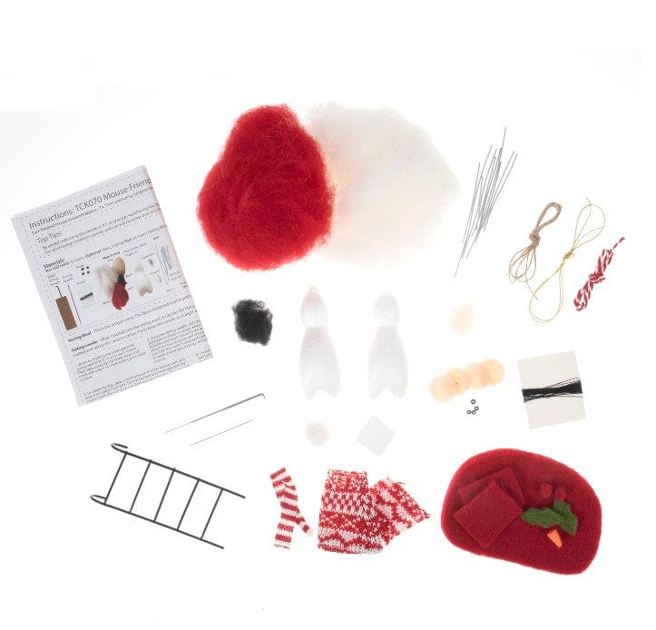 Trimits Needle Felting Kits Needle Felting Kit Fairy Mice Friends Duo  - The Sewing Studio