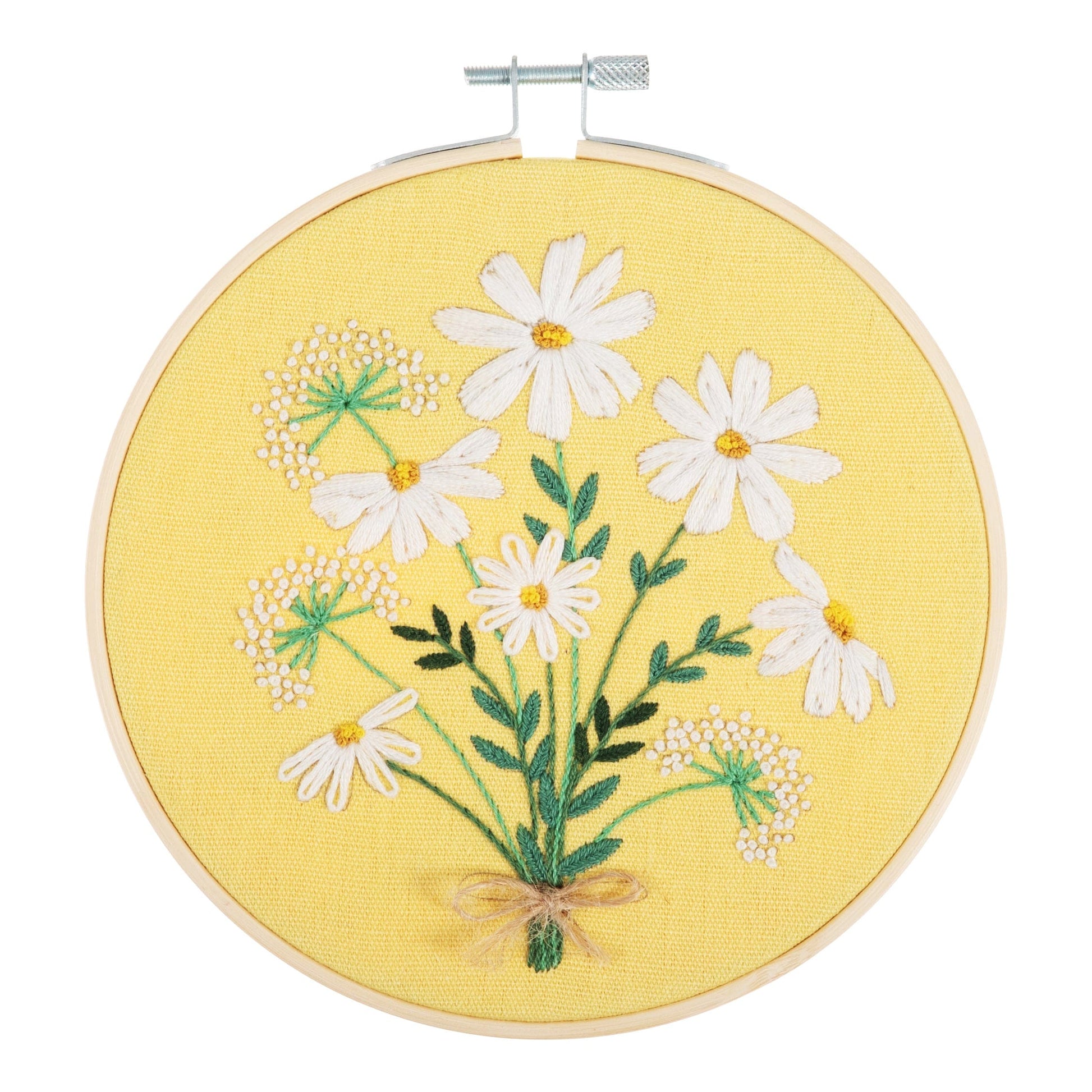 Trimits Sewing Kits Embroidery Hoop Kit Daisies  - The Sewing Studio