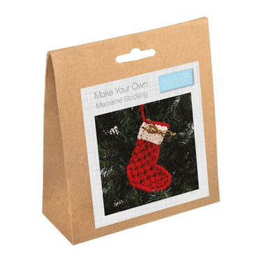 Trimits Sewing Kits Macramé Kit Stocking  - The Sewing Studio for sale UK - The Sewing Studio