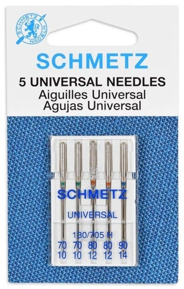 Schmetz Sewing Machine Needles Universal Size Assorted Pack of 5