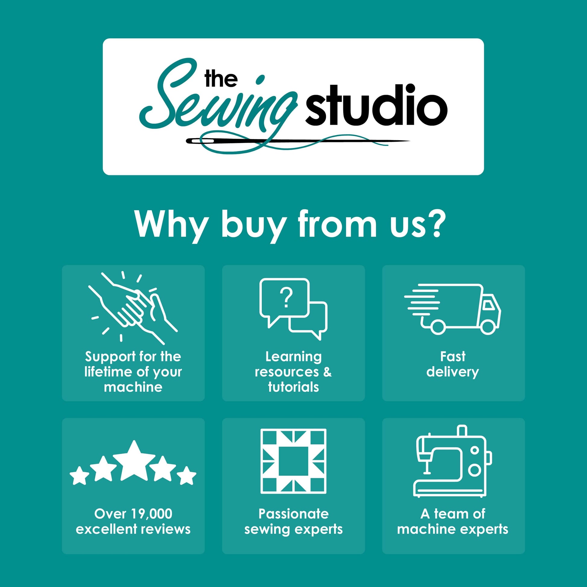Why buy from The Sewing Studio?  - The Sewing Studio