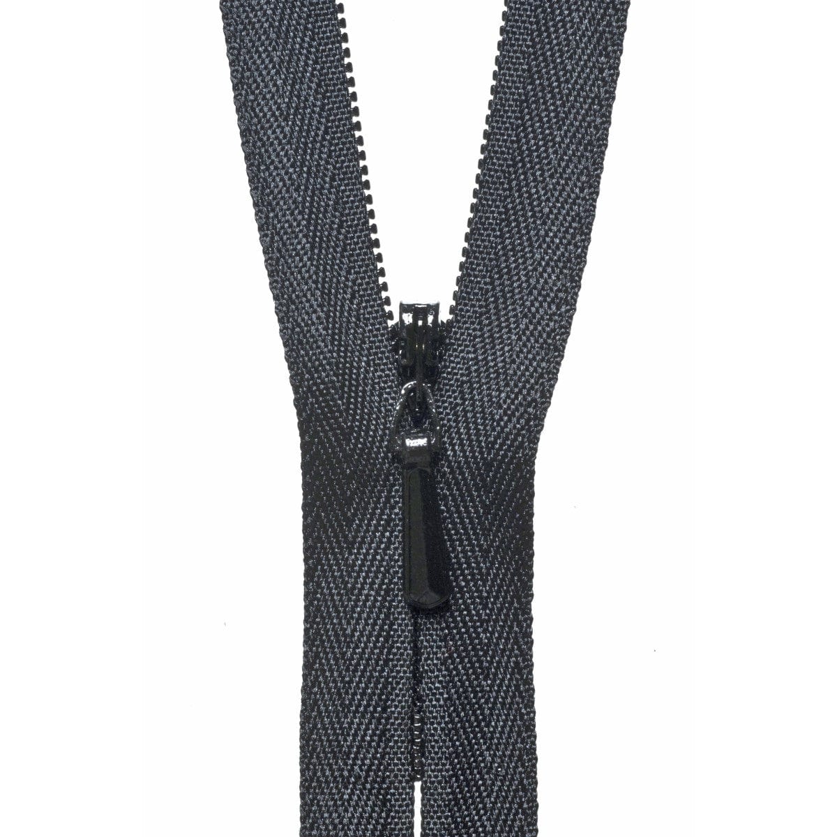 YKK Zips YKK Concealed Zip 20cm / 8 inch: Black (Colour 580)  - The Sewing Studio