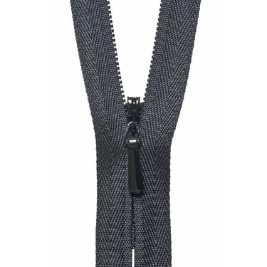YKK Zips YKK Concealed Zip 20cm / 8 inch: Black (Colour 580)  - The Sewing Studio for sale UK - The Sewing Studio