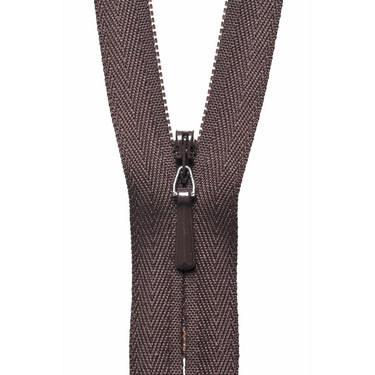 YKK Zips YKK Concealed Zip 20cm / 8 inch: Brown (Colour 570)  - The Sewing Studio for sale UK - The Sewing Studio