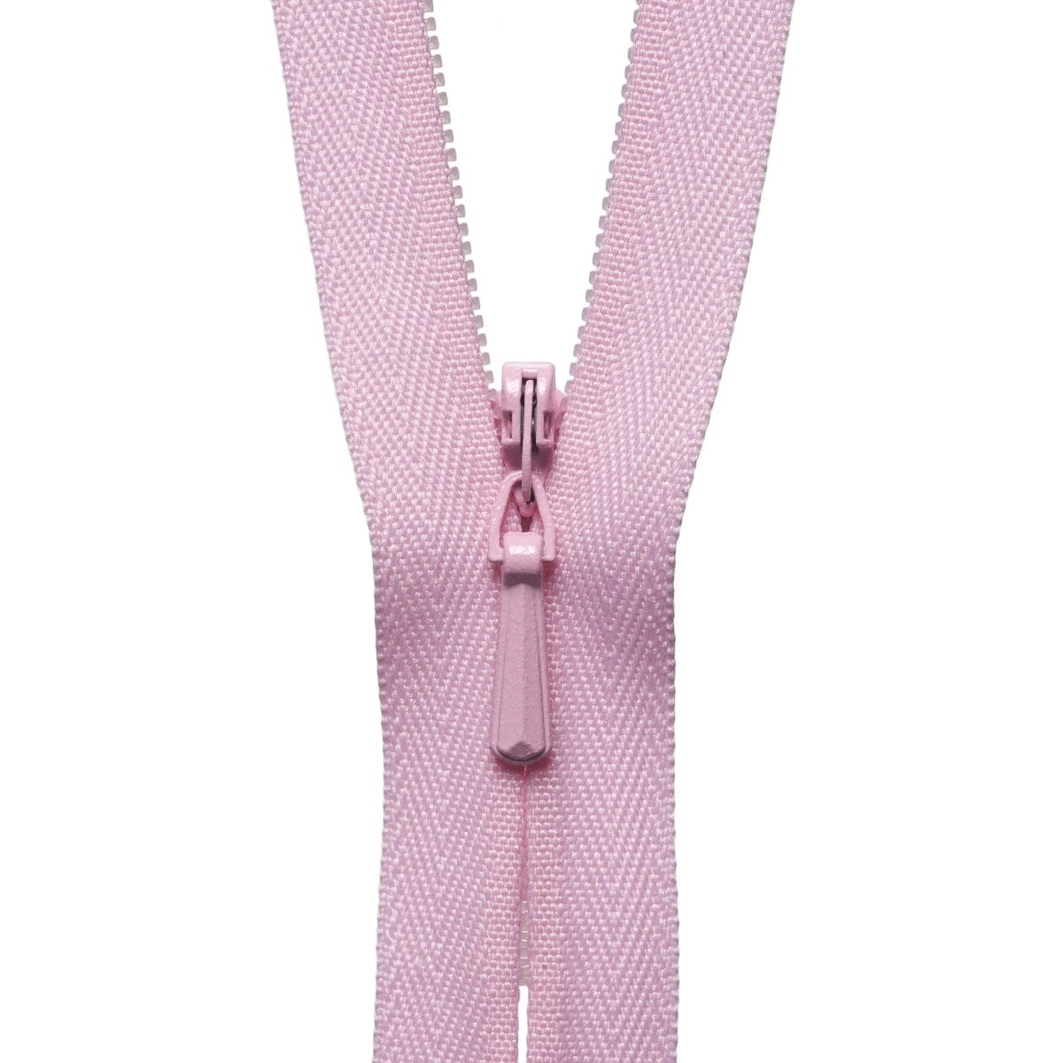 YKK Concealed Zip 41cm / 16 inch: Dusky Pink (Colour 513)