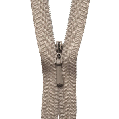 YKK Zips YKK Concealed Zip 20cm / 8 inch: Fawn (Colour 573)  - The Sewing Studio