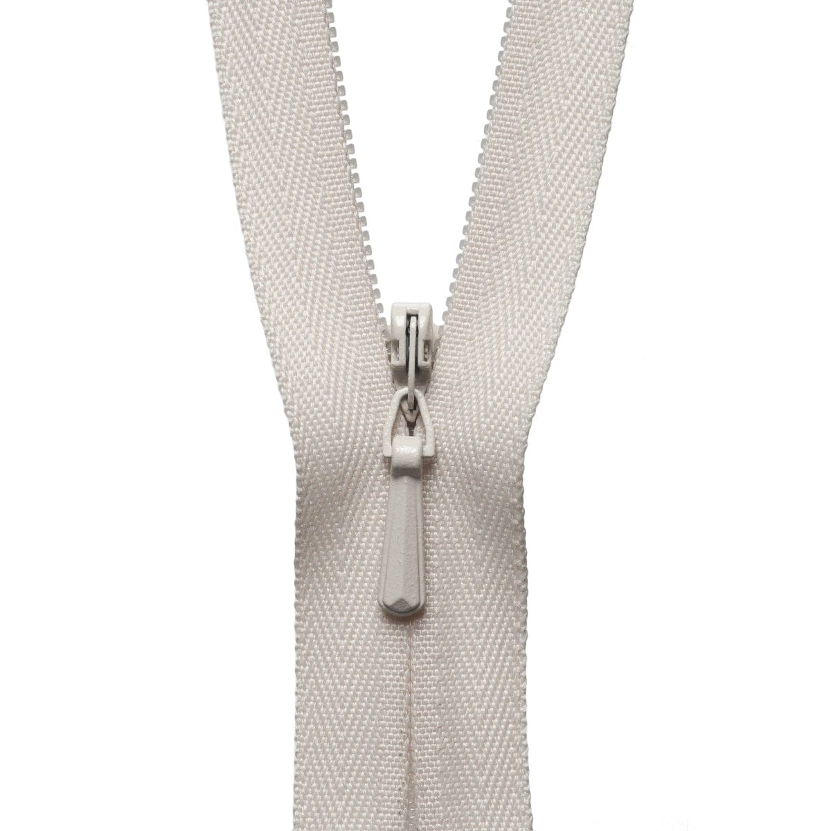 YKK Zips YKK Concealed Zip 20cm / 8 inch: Mushroom (Colour 031)  - The Sewing Studio