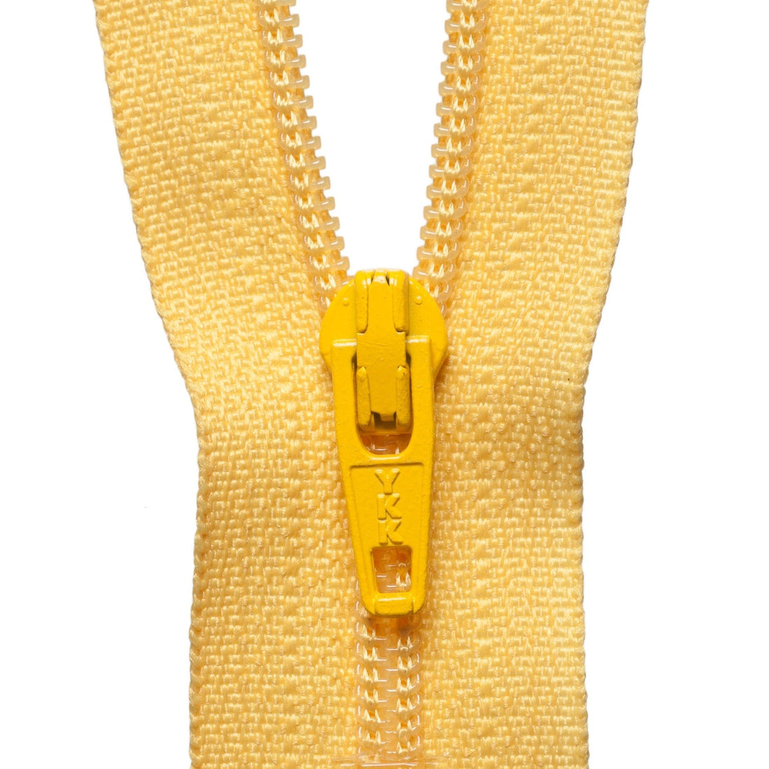 YKK Zips YKK Dress / Skirt Zip 36cm / 14 inch: Yellow gold (Colour 001)  - The Sewing Studio