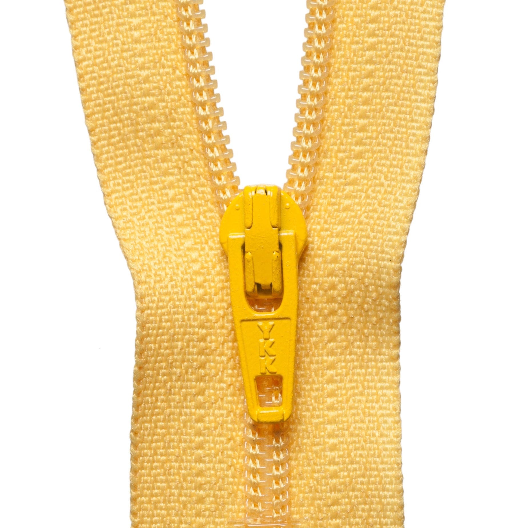 YKK Zips YKK Dress / Skirt Zip 36cm / 14 inch: Yellow gold (Colour 001)  - The Sewing Studio