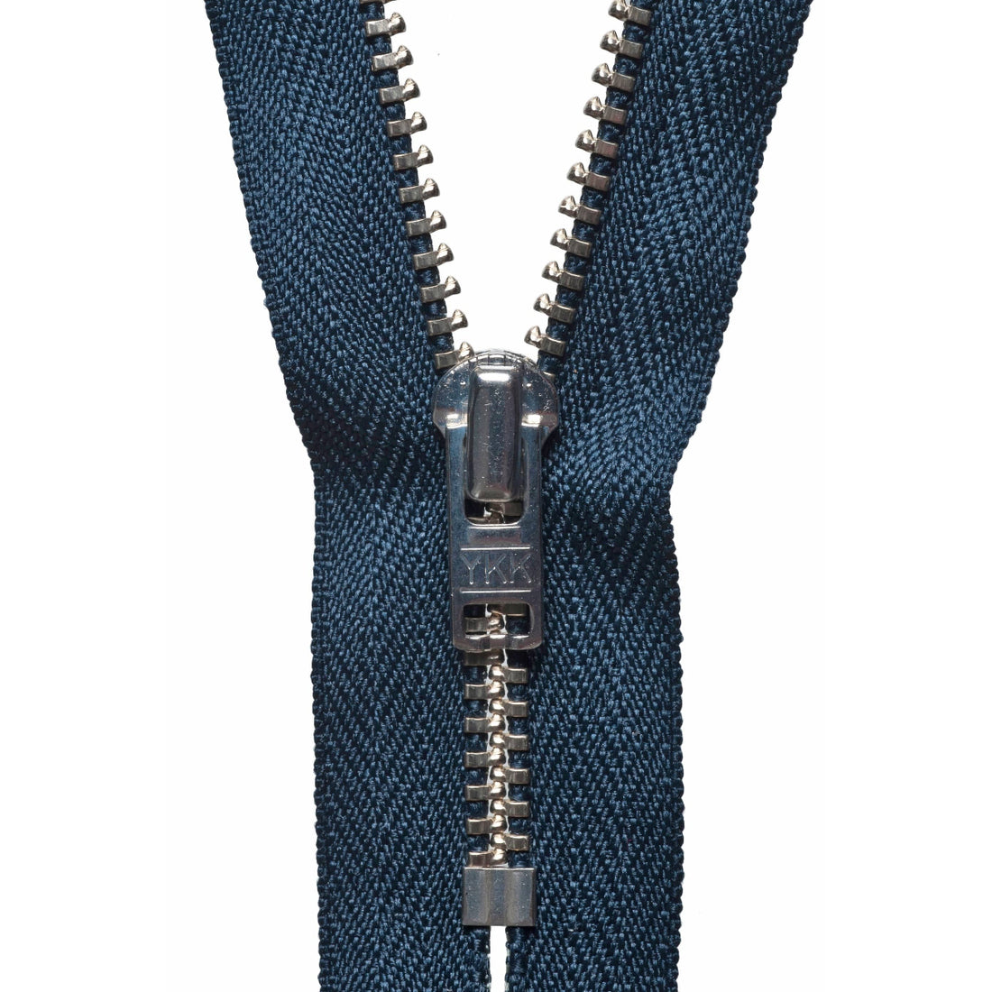 YKK Zips YKK Metal Trouser Zip 23cm / 9.05 inch: Dark Navy (Colour 560)  - The Sewing Studio