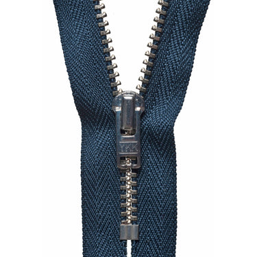 YKK Zips YKK Metal Trouser Zip 23cm / 9.05 inch: Dark Navy (Colour 560)  - The Sewing Studio for sale UK - The Sewing Studio