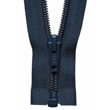 YKK Zips YKK Nylon Open End Zip 30cm / 12 inch: Dark Navy (Colour 560)  - The Sewing Studio for sale UK - The Sewing Studio