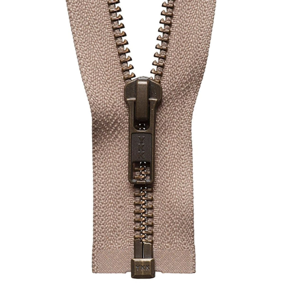 YKK Zips YKK Strong Open End Zip 66cm / 26 inch. Fawn: (Colour 573)  - The Sewing Studio