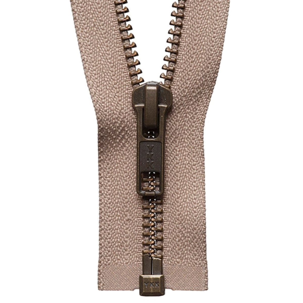 YKK Zips YKK Strong Open End Zip 66cm / 26 inch. Fawn: (Colour 573)  - The Sewing Studio