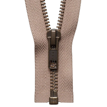 YKK Zips YKK Strong Open End Zip 66cm / 26 inch. Fawn: (Colour 573)  - The Sewing Studio for sale UK - The Sewing Studio