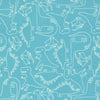Moda Fabric Stomp Stomp Roar Dino Sketch  Aqua 20821 14