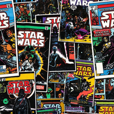 Star Wars Comic Book Quilting Fabric