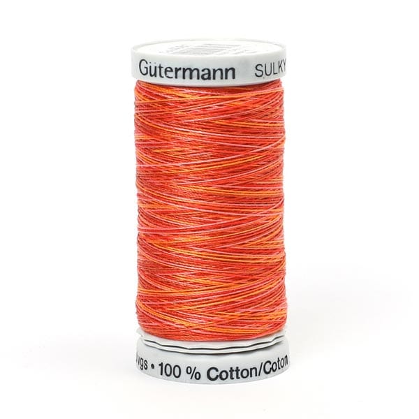 Gutermann Sulky Variegated Cotton Thread 30 300M Colour 4061