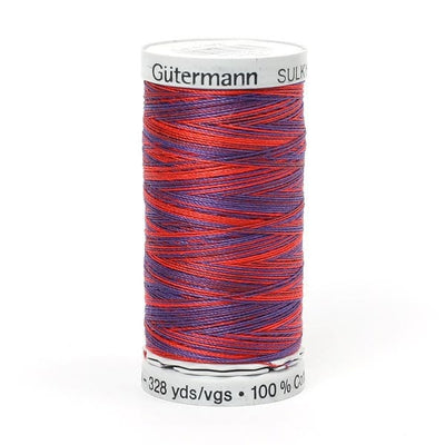 Gutermann Sulky Variegated Cotton Thread 30 300M Colour 4132