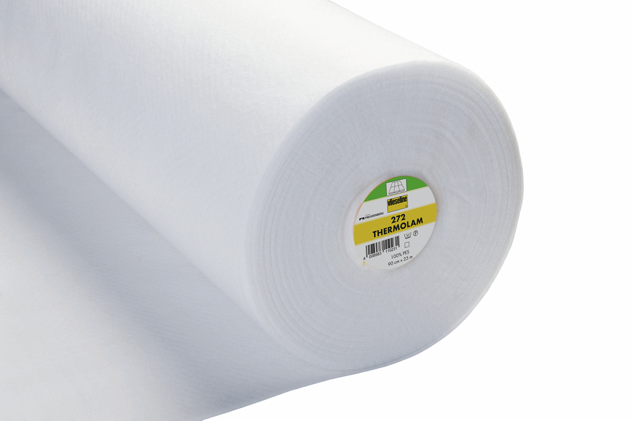Vilene Thermolam Compressed Fleece Sew-In White Per 1/4 Metre