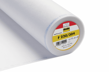 Vilene Iron-On Interfacing Standard Medium White Per 1/4 Metre