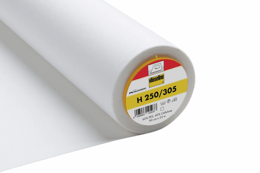 Vilene Iron-On Interfacing Standard Firm White Per 1/4 Metre