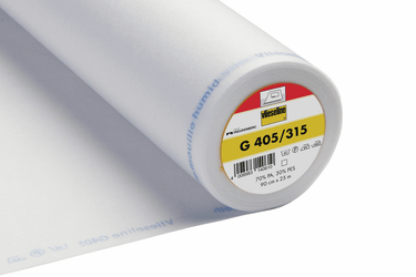Vilene Interfacing Ultra Soft Medium White Iron On Per 1/4 Metre