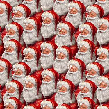 3 Wishes Christmas Eve Journey Smiling Santas 20873-RED Main Image