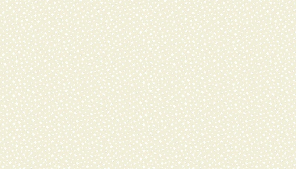 Makower Patchwork Fabric Essentials Star White Cream