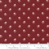 Moda Red And White Gatherings Fabric Dahlia Burgundy 49191 14 Ruler
