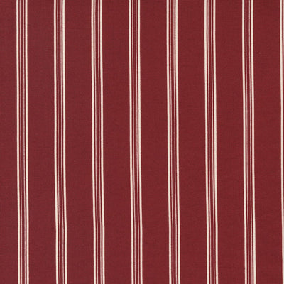 Moda Red And White Gatherings Fabric Double Stripe Burgundy 49194 15
