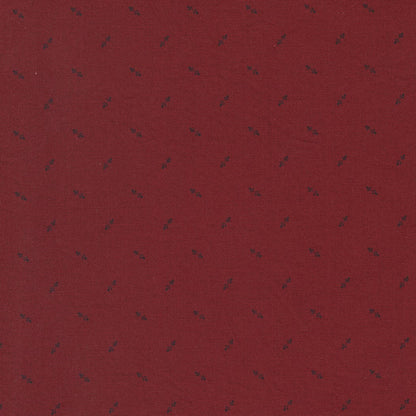 Moda Red And White Gatherings Fabric Sweet Pea Burgundy 49197 19