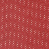 Moda Red And White Gatherings Fabric Double Dots Crimson 49199 16