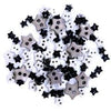 Mini Star Craft Buttons Black: 2.5g pack