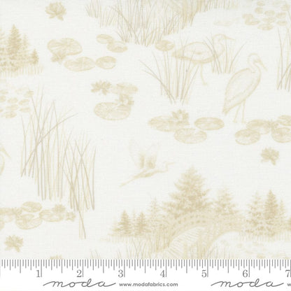 Moda Fabric Watermarks Toile Lily 6913 21 Ruler