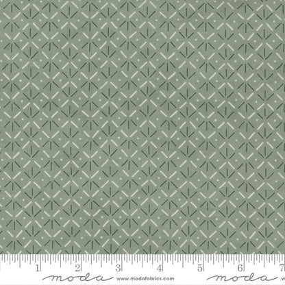 Moda Fabric Watermarks Footprints Lily Pad 6916 17 Ruler