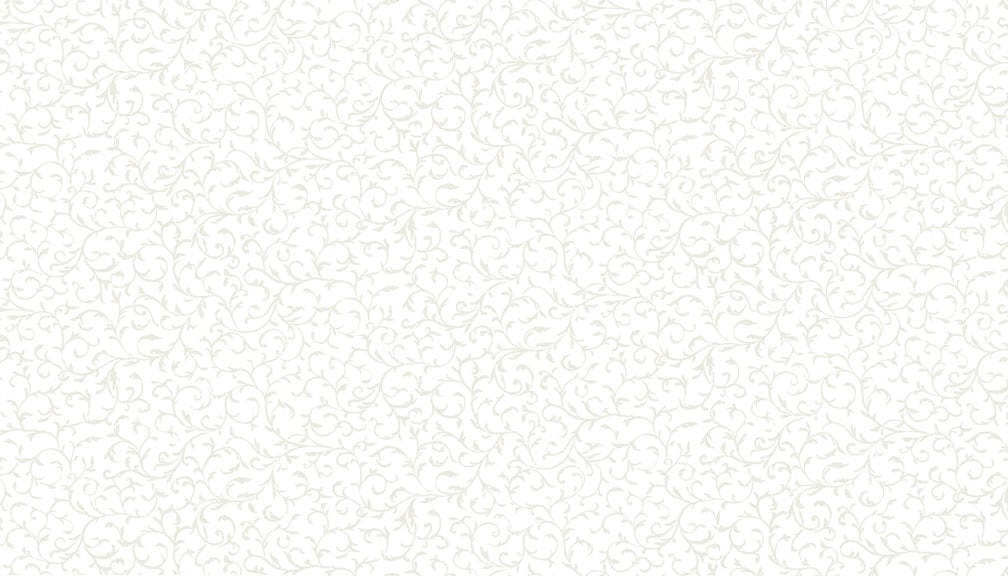 Makower Patchwork Fabric Essentials Scroll White on White