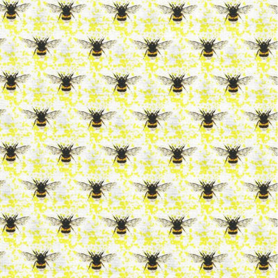 Honey Bee Yellow Fabric