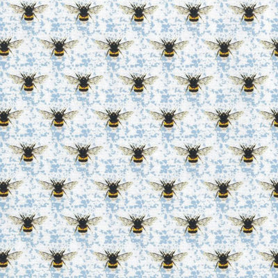 Honey Bee Blue Fabric