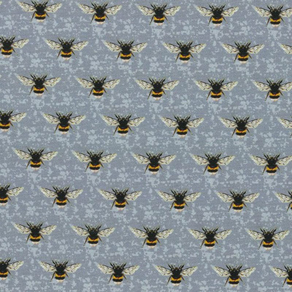 Honey Bee Grey Fabric