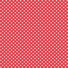 Makower Fabric Hearts White on Red 9149R