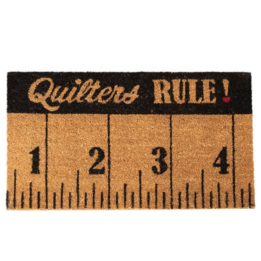 Moda Quilters Rule Doormat