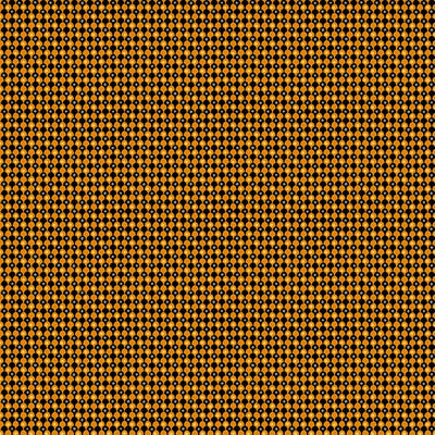 Makower Fabric Midnight Haunt Clamshells Orange Black 9875OL