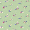 Makower Fabric Avalon Hummingbirds Green A697G