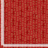 Kyoto Japanese Fabric Chinese Text Metallic Red CM1678