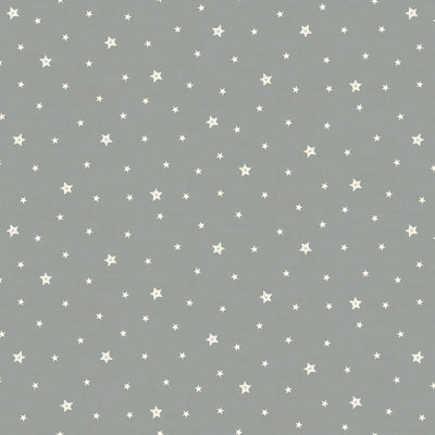 Makower Christmas Fabric Scandi 2023 Stars Silver 2577S