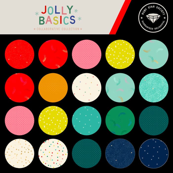 Ruby Star Jolly Basics Jelly Roll RS5091JR