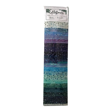 Hoffman Lupine Bali Pop Pack - Batik Fabric 40x 2.5 Inch Strips
