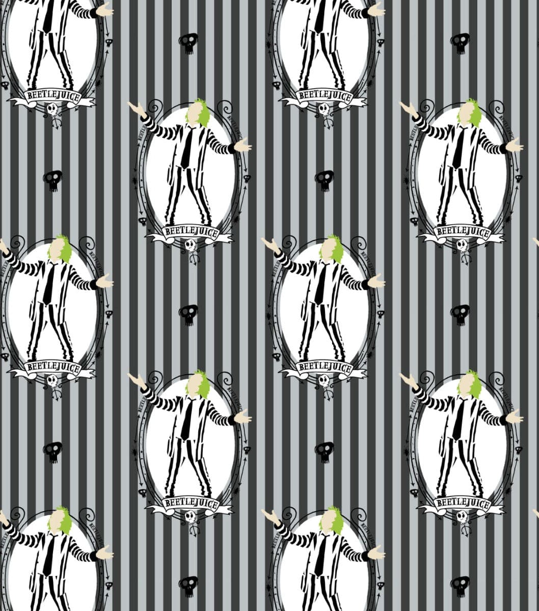 Beetlejuice It's Showtime Fabric