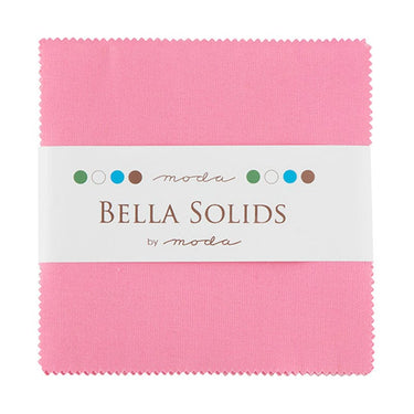 Moda Fabric Bella Solids Charm Pack 30s Pink